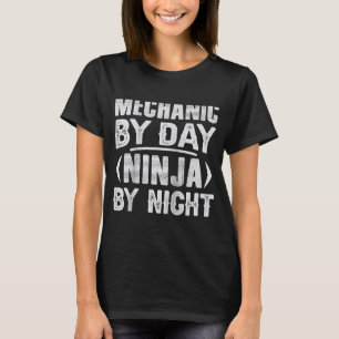 Mechanisch nach Tag Ninja nach Nacht Mechanische G T-Shirt