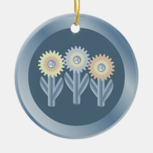Mechanische Blume Keramik Ornament