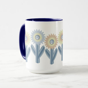Mechanische Blumen Tasse