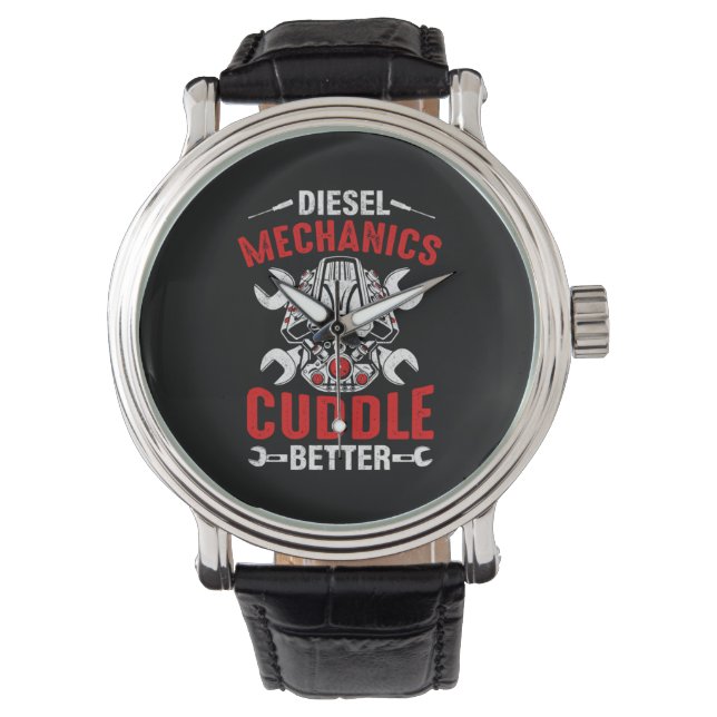 Mechanische Dieselmechanik besser Armbanduhr (Vorderseite)