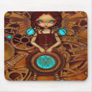 Mechanische Engel I steampunk Fee Mousepad