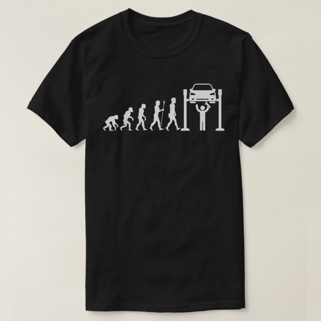 Mechanische Evolution T-Shirt (Design vorne)