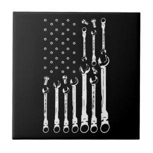 Mechanische Fahne Amerikanisches Flag Flag Mechani Fliese