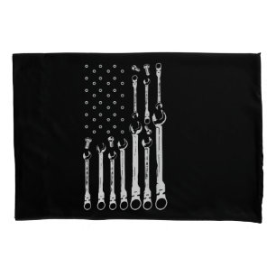 Mechanische Fahne Amerikanisches Flag Flag Mechani Kissenbezug