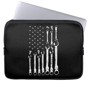 Mechanische Fahne Amerikanisches Flag Flag Mechani Laptopschutzhülle