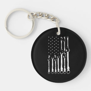 Mechanische Fahne Amerikanisches Flag Flag Mechani Schlüsselanhänger