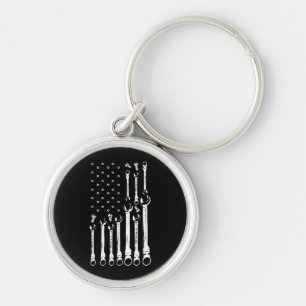 Mechanische Fahne Amerikanisches Flag Flag Mechani Schlüsselanhänger