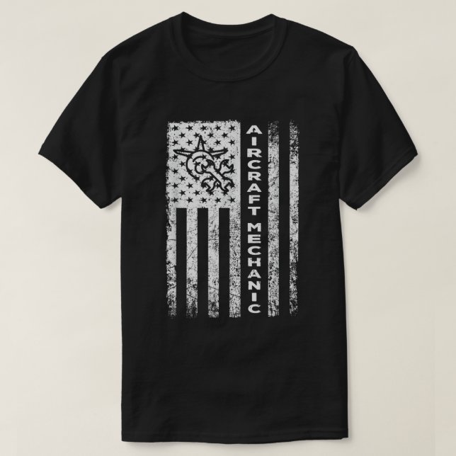 Mechanische Flagge des Luftfahrzeugs, künftiger Fl T-Shirt (Design vorne)