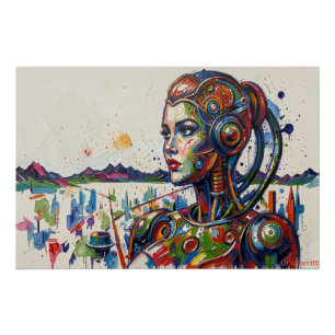 MECHANISCHE FRAU POSTER
