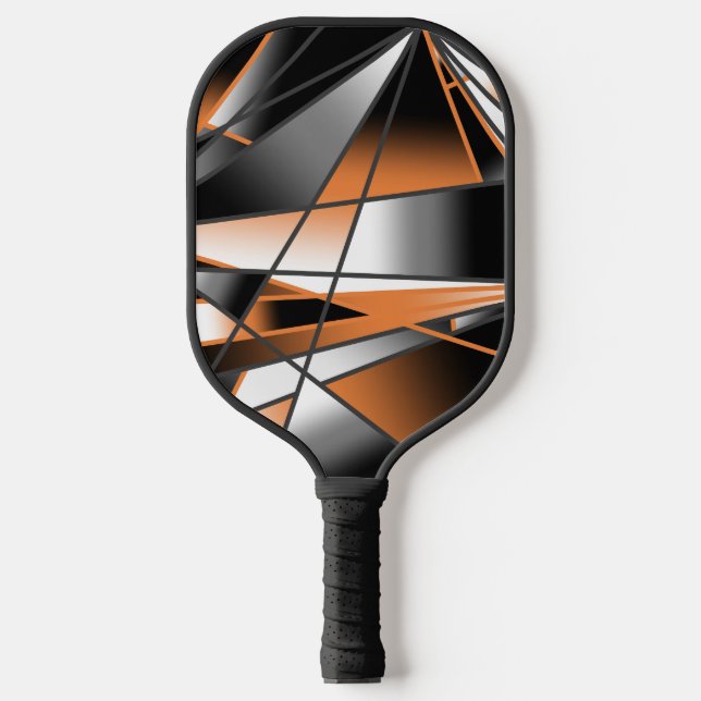 Mechanische Gestaltung der orangefarbenen Farbenfü Pickleball Schläger (Vorderseite)