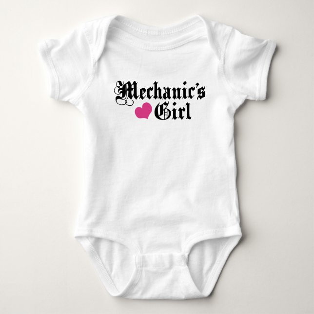 Mechanische Girl Baby Strampler (Vorderseite)