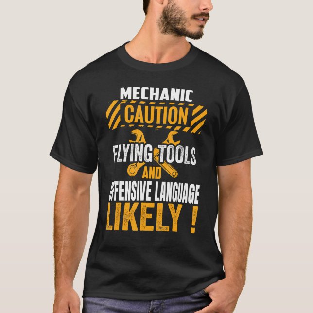 Mechanische Instandhaltung von Garage-Autos T-Shirt (Vorderseite)