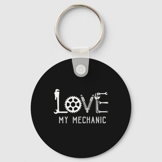 Mechanische Liebhaber | LIEBE Schlüsselanhänger (Vorderseite)
