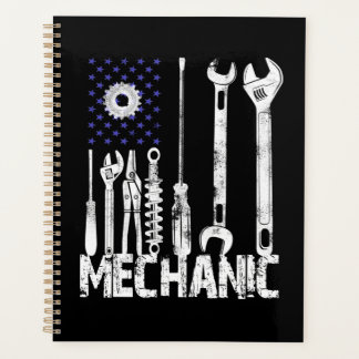 Mechanische Liebhaber | Mechanische Flagge USA Planer