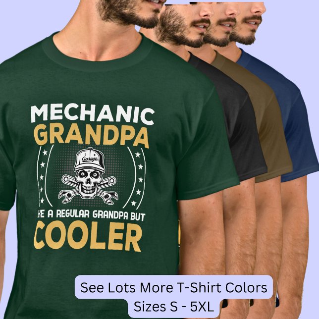 Mechanische Opa Cooler T-Shirt (Von Creator hochgeladen)