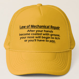 Mechanische Reparatur-Hüte Truckerkappe