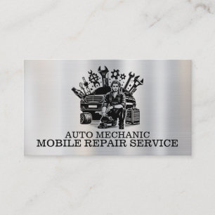 Mechanische Reparatur von Auto Visitenkarte