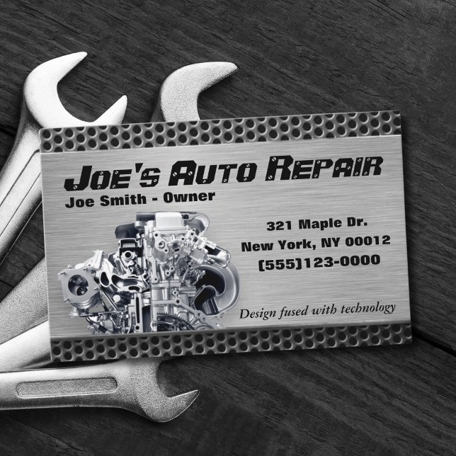 Mechanische Reparatur von Auto Visitenkarte (Von Creator hochgeladen)
