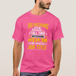 Mechanische Rig-Aufgabe Bezeichnung Oli Rig-Techni T-Shirt