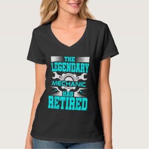 Mechanische Ruhestandslegerboote T-Shirt