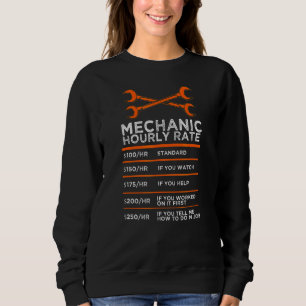 Mechanische Stundensätze Gif Arbeitsquoten Sweatshirt