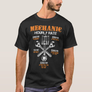 Mechanische Stundensätze Vintager Arbeitstag T-Shirt