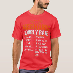 Mechanische Stundenzinsvergütung - Funny Labour Ra T-Shirt