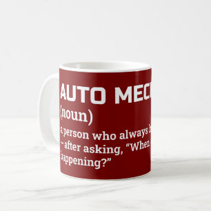 Mechanische Tasse des unglaublich witzig Auto