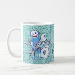 Mechanische Tasse Sock Monkey