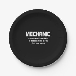 Mechanische Weihnachten Pappteller