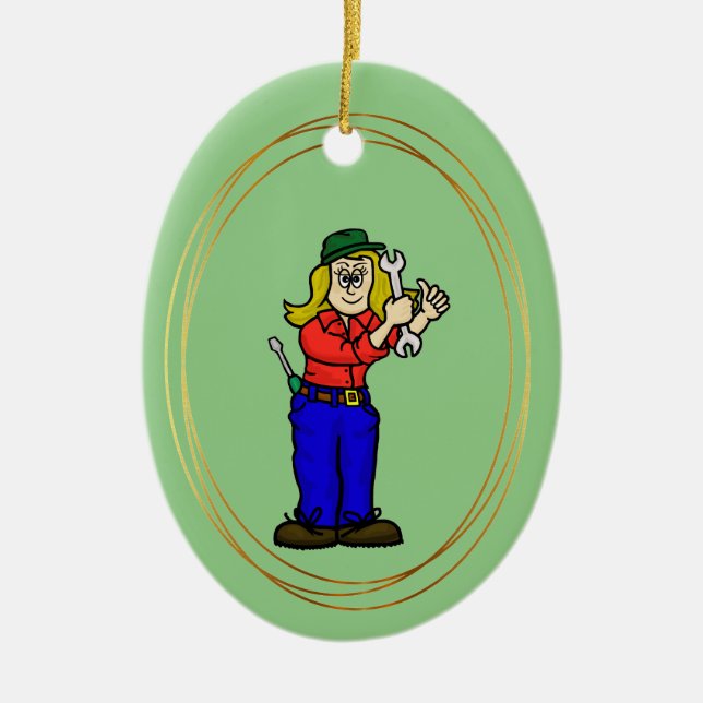 Mechanische Weihnachtsschmuck mit Namen (Vorne)