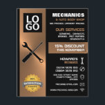 Mechanische Werkzeuge, Auto Mechanik/Reparatur Wer Flyer<br><div class="desc">Mechanische Werkzeuge,  Auto Mechanik & Reparaturen Werbung Flyer durch den Business Card Store.</div>
