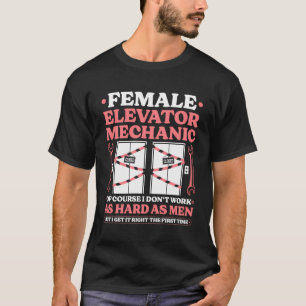 Mechanischer Aufzug für Frauen T-Shirt