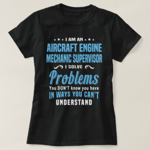 Mechanischer Beauftragter für den Motor von Luftfa T-Shirt