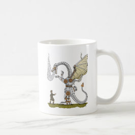 Mechanischer Drache Kaffeetasse