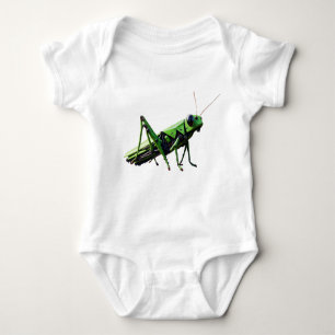 Mechanischer Grasshopper Baby Strampler