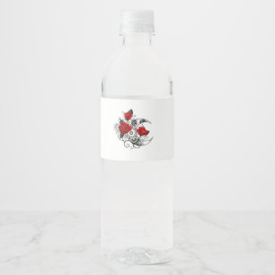 Mechanischer Halbmond mit Rote Rosen