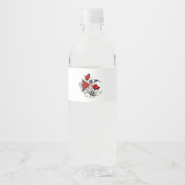 Mechanischer Halbmond mit Rote Rosen (Vorderseite)
