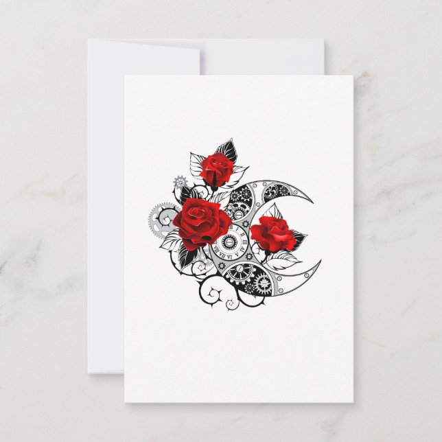 Mechanischer Halbmond mit Rote Rosen Ankündigung (Vorderseite)