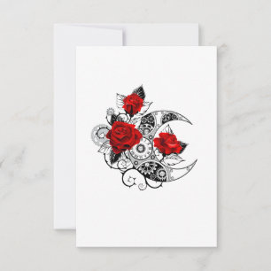 Mechanischer Halbmond mit Rote Rosen Ankündigung