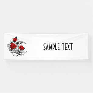 Mechanischer Halbmond mit Rote Rosen Banner