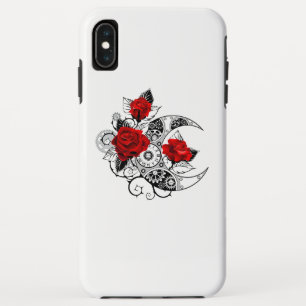 Mechanischer Halbmond mit Rote Rosen Case-Mate iPhone Hülle