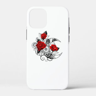 Mechanischer Halbmond mit Rote Rosen Case-Mate iPhone Hülle
