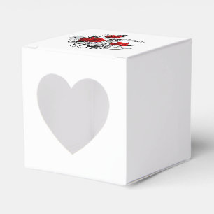 Mechanischer Halbmond mit Rote Rosen Geschenkschachtel