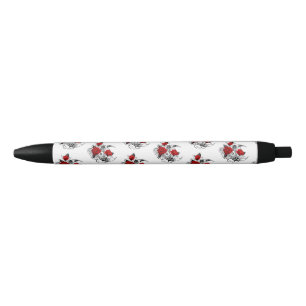 Mechanischer Halbmond mit Rote Rosen Kugelschreiber
