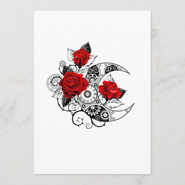 Mechanischer Halbmond mit Rote Rosen Programm (Vorderseite)