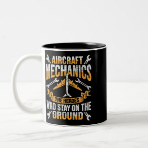 Mechanischer Heldendesign für Luftfahrzeuge eines  Zweifarbige Tasse