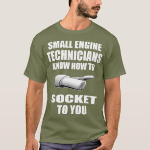 Mechanischer kleiner Motor T Shirt Kleine Motorenr