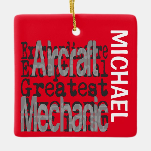 Mechanischer Luftfahrtexperordinator CUSTOM Keramikornament (Vorderseite)