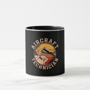 Mechanischer Luftfahrzeugtechniker Luftfahrt Tasse